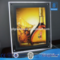Frameless Led acrylic poster frame crystal light box